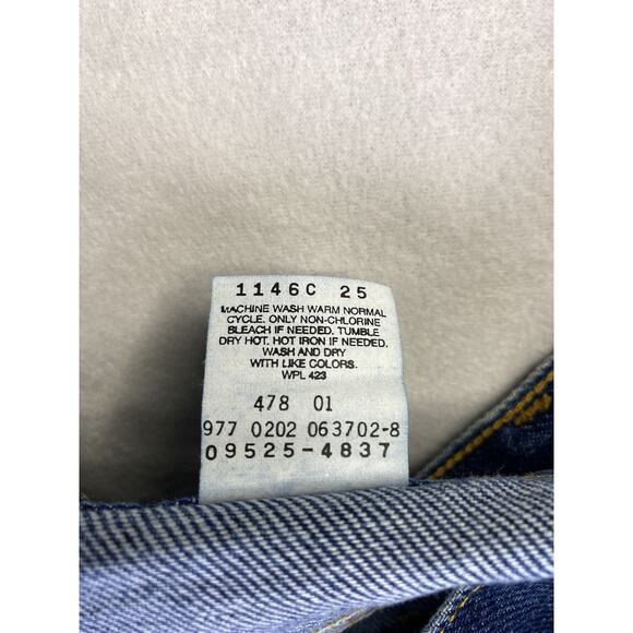 VTG 2002 Levi's 550 5-Pocket Denim Jean Skirt Size 18W Blue - Picture 5 of 7